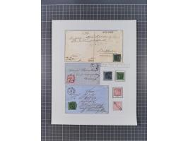 AACH bis ZELL, große Stempelsammlung von Vorphilatelie bis Nachverwendungen in 15 Schubern, mit über 900 Belegen und vielen l