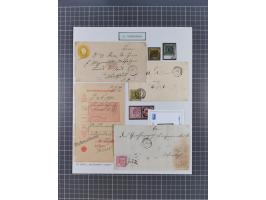 AACH bis ZELL, große Stempelsammlung von Vorphilatelie bis Nachverwendungen in 15 Schubern, mit über 900 Belegen und vielen l