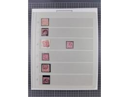 AACH bis ZELL, große Stempelsammlung von Vorphilatelie bis Nachverwendungen in 15 Schubern, mit über 900 Belegen und vielen l