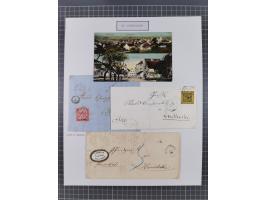 AACH bis ZELL, große Stempelsammlung von Vorphilatelie bis Nachverwendungen in 15 Schubern, mit über 900 Belegen und vielen l