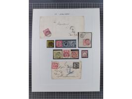 AACH bis ZELL, große Stempelsammlung von Vorphilatelie bis Nachverwendungen in 15 Schubern, mit über 900 Belegen und vielen l