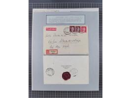 AACH bis ZELL, große Stempelsammlung von Vorphilatelie bis Nachverwendungen in 15 Schubern, mit über 900 Belegen und vielen l