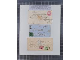 AACH bis ZELL, große Stempelsammlung von Vorphilatelie bis Nachverwendungen in 15 Schubern, mit über 900 Belegen und vielen l