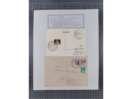 AACH bis ZELL, große Stempelsammlung von Vorphilatelie bis Nachverwendungen in 15 Schubern, mit über 900 Belegen und vielen l