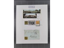 AACH bis ZELL, große Stempelsammlung von Vorphilatelie bis Nachverwendungen in 15 Schubern, mit über 900 Belegen und vielen l