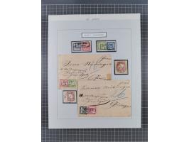 AACH bis ZELL, große Stempelsammlung von Vorphilatelie bis Nachverwendungen in 15 Schubern, mit über 900 Belegen und vielen l