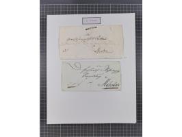 AACH bis ZELL, große Stempelsammlung von Vorphilatelie bis Nachverwendungen in 15 Schubern, mit über 900 Belegen und vielen l