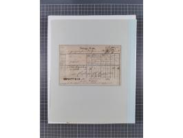 AACH bis ZELL, große Stempelsammlung von Vorphilatelie bis Nachverwendungen in 15 Schubern, mit über 900 Belegen und vielen l