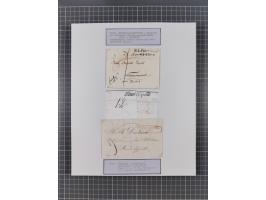 AACH bis ZELL, große Stempelsammlung von Vorphilatelie bis Nachverwendungen in 15 Schubern, mit über 900 Belegen und vielen l