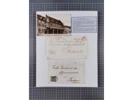 AACH bis ZELL, große Stempelsammlung von Vorphilatelie bis Nachverwendungen in 15 Schubern, mit über 900 Belegen und vielen l