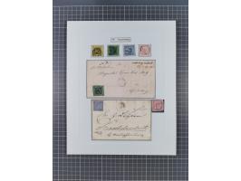 AACH bis ZELL, große Stempelsammlung von Vorphilatelie bis Nachverwendungen in 15 Schubern, mit über 900 Belegen und vielen l