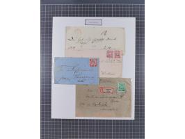 AACH bis ZELL, große Stempelsammlung von Vorphilatelie bis Nachverwendungen in 15 Schubern, mit über 900 Belegen und vielen l