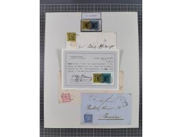 AACH bis ZELL, große Stempelsammlung von Vorphilatelie bis Nachverwendungen in 15 Schubern, mit über 900 Belegen und vielen l