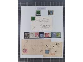 AACH bis ZELL, große Stempelsammlung von Vorphilatelie bis Nachverwendungen in 15 Schubern, mit über 900 Belegen und vielen l