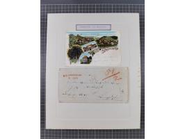 AACH bis ZELL, große Stempelsammlung von Vorphilatelie bis Nachverwendungen in 15 Schubern, mit über 900 Belegen und vielen l