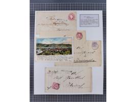 AACH bis ZELL, große Stempelsammlung von Vorphilatelie bis Nachverwendungen in 15 Schubern, mit über 900 Belegen und vielen l