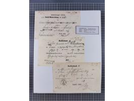 AACH bis ZELL, große Stempelsammlung von Vorphilatelie bis Nachverwendungen in 15 Schubern, mit über 900 Belegen und vielen l