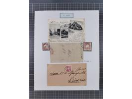 AACH bis ZELL, große Stempelsammlung von Vorphilatelie bis Nachverwendungen in 15 Schubern, mit über 900 Belegen und vielen l