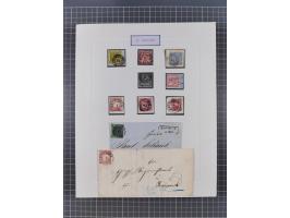 AACH bis ZELL, große Stempelsammlung von Vorphilatelie bis Nachverwendungen in 15 Schubern, mit über 900 Belegen und vielen l