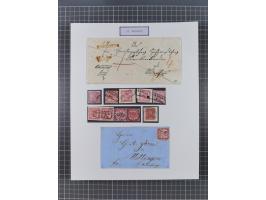 AACH bis ZELL, große Stempelsammlung von Vorphilatelie bis Nachverwendungen in 15 Schubern, mit über 900 Belegen und vielen l