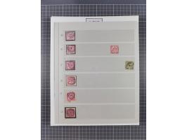 AACH bis ZELL, große Stempelsammlung von Vorphilatelie bis Nachverwendungen in 15 Schubern, mit über 900 Belegen und vielen l