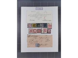 AACH bis ZELL, große Stempelsammlung von Vorphilatelie bis Nachverwendungen in 15 Schubern, mit über 900 Belegen und vielen l