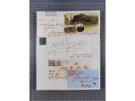 AACH bis ZELL, große Stempelsammlung von Vorphilatelie bis Nachverwendungen in 15 Schubern, mit über 900 Belegen und vielen l