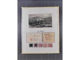 AACH bis ZELL, große Stempelsammlung von Vorphilatelie bis Nachverwendungen in 15 Schubern, mit über 900 Belegen und vielen l