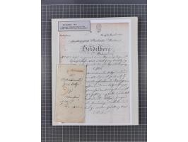 AACH bis ZELL, große Stempelsammlung von Vorphilatelie bis Nachverwendungen in 15 Schubern, mit über 900 Belegen und vielen l