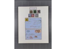 AACH bis ZELL, große Stempelsammlung von Vorphilatelie bis Nachverwendungen in 15 Schubern, mit über 900 Belegen und vielen l