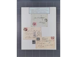 AACH bis ZELL, große Stempelsammlung von Vorphilatelie bis Nachverwendungen in 15 Schubern, mit über 900 Belegen und vielen l