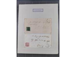 AACH bis ZELL, große Stempelsammlung von Vorphilatelie bis Nachverwendungen in 15 Schubern, mit über 900 Belegen und vielen l