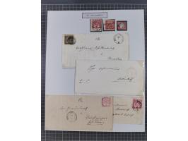 AACH bis ZELL, große Stempelsammlung von Vorphilatelie bis Nachverwendungen in 15 Schubern, mit über 900 Belegen und vielen l