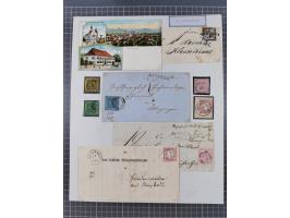 AACH bis ZELL, große Stempelsammlung von Vorphilatelie bis Nachverwendungen in 15 Schubern, mit über 900 Belegen und vielen l