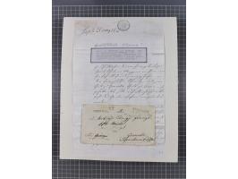 AACH bis ZELL, große Stempelsammlung von Vorphilatelie bis Nachverwendungen in 15 Schubern, mit über 900 Belegen und vielen l