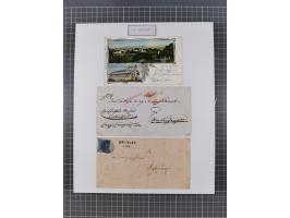 AACH bis ZELL, große Stempelsammlung von Vorphilatelie bis Nachverwendungen in 15 Schubern, mit über 900 Belegen und vielen l