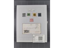 AACH bis ZELL, große Stempelsammlung von Vorphilatelie bis Nachverwendungen in 15 Schubern, mit über 900 Belegen und vielen l