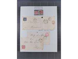 AACH bis ZELL, große Stempelsammlung von Vorphilatelie bis Nachverwendungen in 15 Schubern, mit über 900 Belegen und vielen l