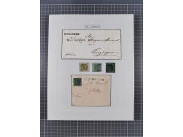 AACH bis ZELL, große Stempelsammlung von Vorphilatelie bis Nachverwendungen in 15 Schubern, mit über 900 Belegen und vielen l