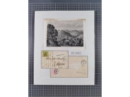 AACH bis ZELL, große Stempelsammlung von Vorphilatelie bis Nachverwendungen in 15 Schubern, mit über 900 Belegen und vielen l