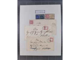 AACH bis ZELL, große Stempelsammlung von Vorphilatelie bis Nachverwendungen in 15 Schubern, mit über 900 Belegen und vielen l