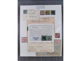 AACH bis ZELL, große Stempelsammlung von Vorphilatelie bis Nachverwendungen in 15 Schubern, mit über 900 Belegen und vielen l