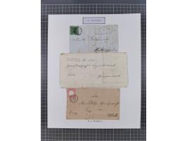 AACH bis ZELL, große Stempelsammlung von Vorphilatelie bis Nachverwendungen in 15 Schubern, mit über 900 Belegen und vielen l