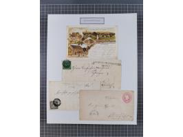 AACH bis ZELL, große Stempelsammlung von Vorphilatelie bis Nachverwendungen in 15 Schubern, mit über 900 Belegen und vielen l