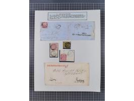 AACH bis ZELL, große Stempelsammlung von Vorphilatelie bis Nachverwendungen in 15 Schubern, mit über 900 Belegen und vielen l