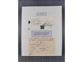 AACH bis ZELL, große Stempelsammlung von Vorphilatelie bis Nachverwendungen in 15 Schubern, mit über 900 Belegen und vielen l