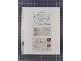 AACH bis ZELL, große Stempelsammlung von Vorphilatelie bis Nachverwendungen in 15 Schubern, mit über 900 Belegen und vielen l