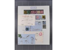 AACH bis ZELL, große Stempelsammlung von Vorphilatelie bis Nachverwendungen in 15 Schubern, mit über 900 Belegen und vielen l