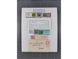 AACH bis ZELL, große Stempelsammlung von Vorphilatelie bis Nachverwendungen in 15 Schubern, mit über 900 Belegen und vielen l