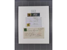 AACH bis ZELL, große Stempelsammlung von Vorphilatelie bis Nachverwendungen in 15 Schubern, mit über 900 Belegen und vielen l